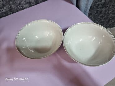 Digər süfrə qabları: Kasalar, rəng - Ağ — 4