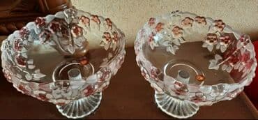 şef qaplarl: Məhsul: Alman istehsalı orijinal şüşə vazalar (2 ədəd) - Brend/işarə — 4