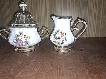 sud separatoru: Çay dəsti, rəng - Ağ, Farfor, Madonna, 6 nəfərlik, Yaponiya — 3