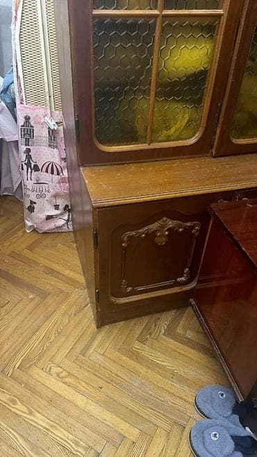 qapi taxta: Klassik üslubda iri ölçülü mebel dəsti - Material: təbii ağac əsaslı — 5