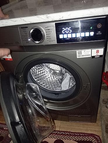 qapi celengi: Toshiba önyükləməli paltaryuyan maşın - Yük həcmi: 8 kq (etiketdə — 3