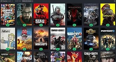 Digər oyun və konsollar: STEAM hesabı satılır, Gta 5, RDR2, Cyberpunk 2077, Witcher 3 və 2 — 1