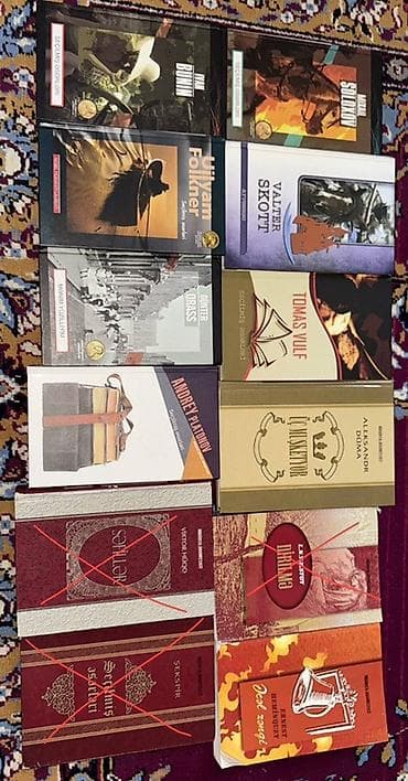 Klassik və müasir ədəbiyyatdan ibarət böyük kitab toplusu Topluda at lalafo.az Klassik və müasir ədəbiyyatdan ibarət böyük kitab toplusu Topluda