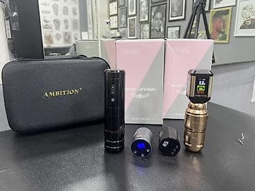 Orginal Ambition döymə maşınları və aksesuar dəsti + 100 eded katric — 2