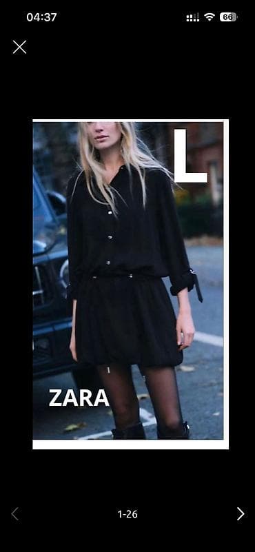 ZARA teze etiketli don, M razmer balon etek (içe qatlanmış)modelidir