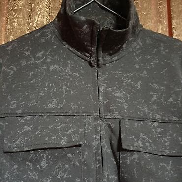 dəst kostyum: Qara-boz rəngli idman kostyumu (jaket + şalvar) - Rəng/naxış: tünd — 3