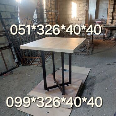 bar stul: Bar masası, Yeni, Açılmayan, Laminat, Dördbucaq masa — 9