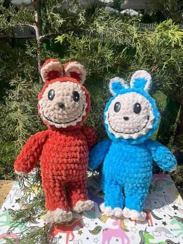 советские игрушки: Вязанные игрушки ручной работы.цены от 15 до 50Азн.разные игрушки — 5