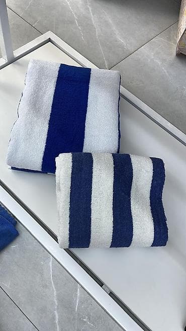 setin parca: Çimərlik rəng - Ağ Dəsmal — 3