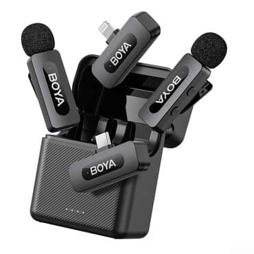 portativ monitor: "Boya V3 Combo" yaxa mikrofonu. ƏN YENİ MODEL— BOYA V3 Combo (Tupe-C — 4