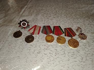 qara canta: Sovet dövrünə aid orijinal orden və medallar dəsti - Müxtəlif illərə — 1