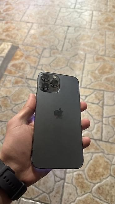 islenmis konbi: IPhone 13 Pro Max, 128 GB, Graphite, Simsiz şarj, Face ID — 1