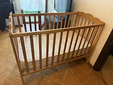 sadə matras: Oğlan və qız üçün, Dördbucaq, Beşik, Matras ilə, Yellənmə mexanizmsiz — 3