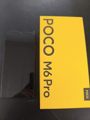 xiaomi note 10s: Poco M6 Pro, rəng - Qara, Sensor — 1