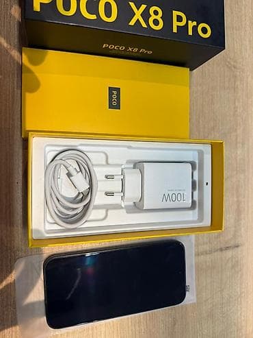 tekno spark 20: Poco X8 Pro, 512 GB, rəng - Qara, Simsiz şarj — 3