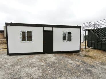 hazır evler konteyner: Modul tipli ofis/konteyner - Ölçü: təxmini 3 x 7 m (uzun düzbucaqlı — 2