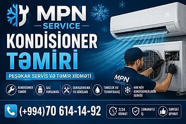 MPN Service – Kondisioner təmiri Peşəkar servis və təmir xidməti: -