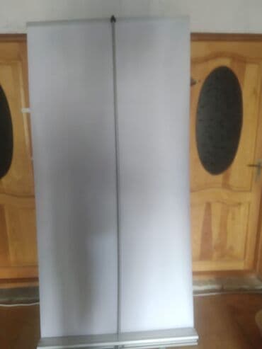 Gözəllik və estetika avadanlığı: Ofis üçün aliminium stoykalı plakat,bir tərəfi rəngli,digər tərəfi ağ — 3