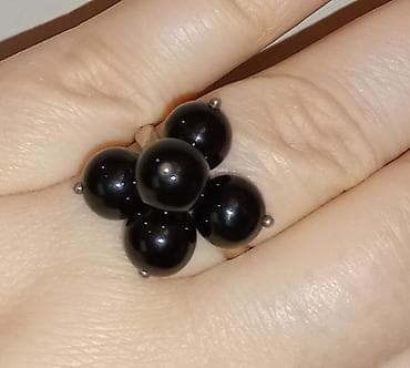 chanel mindjuse cena: Dəstə daxildir: Üzük, Sırğa, Gümüş, 925 Əyar — 4