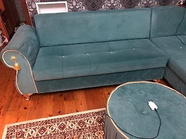 pufik divan: - Model: Künc divan dəsti və puf - Tərkib: L formalı künc divan (iki — 2