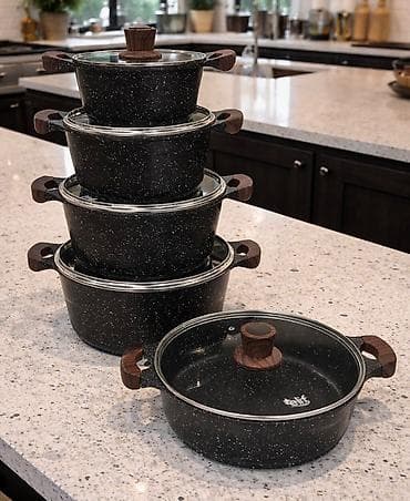 Qazan, rəng - Qara, Qranit