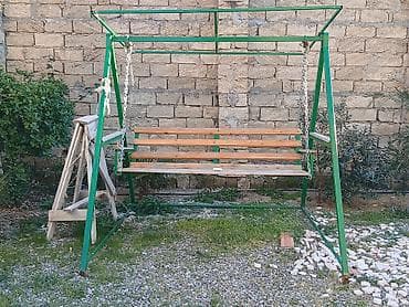 İşlənmiş, Skamya-yelləncəl, Zontiksiz, Metal