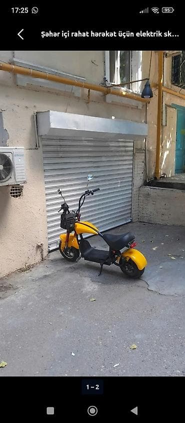mopet elektrik: 2 batarya almsam cox rahatdir tezedir 50 km svabodna gedir suret 45 - — 1