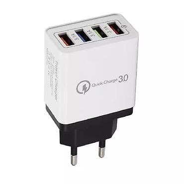usb fleshka: 4 USB çıxışlı adapter başlığı Fast charge Input: AC110-240V~50/60Hz — 1