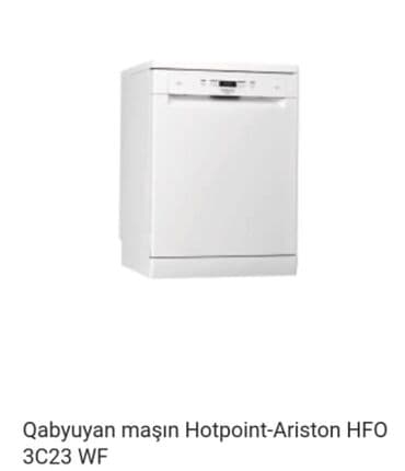 Qabyuyan maşın Hotpoint-Ariston, Tam qabaritli (60 sm.), Ayrıca dayanan, Yeni lalafo.az -da Qabyuyan maşın Hotpoint-Ariston, Tam qabaritli (60 sm.), Ayrıca dayanan, Yeni