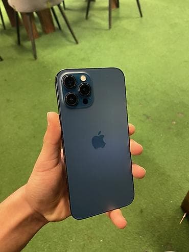 IPhone 12 Pro Max, Pacific Blue, Face ID lalafo.az -da IPhone 12 Pro Max, Pacific Blue, Face ID