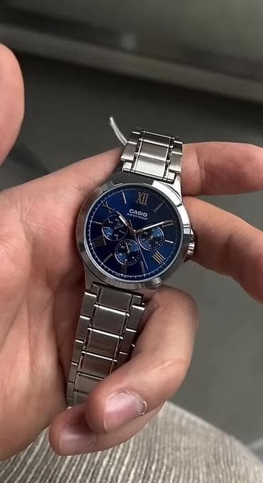 Наручные часы, Casio, цвет - Голубой