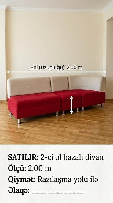 islenmis divan: Угловой диван, Б/у, Нераскладной, С подъемным механизмом, Ткань, Нет доставки — 1