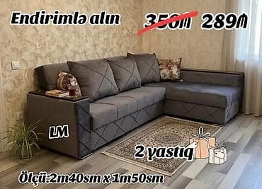 divan sifariş: Künc divan, Yeni, Açılan, Bazalı — 1
