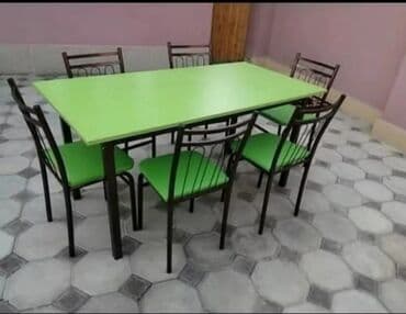 Masa və oturacaq dəstləri: Qonaq otağı üçün, Yeni, Transformer, Dördbucaq masa, 1 stul — 6