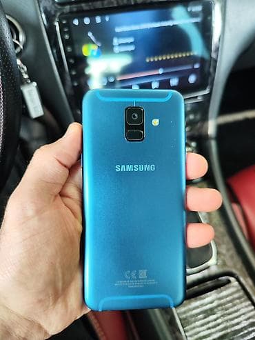 Samsung Galaxy A6, 32 GB, rəng - Mavi, Barmaq izi