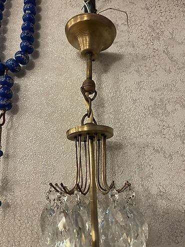 şekler: Çılçıraq, 1 lampa, Metal — 2