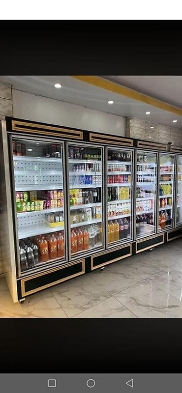 dondurucu soyuducular: Supermarket vitrin soyuducuları və içməli məhsul soyutma sistemləri - — 1