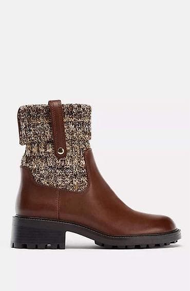 Çəkmələr: Zara, Ölçü: 38, rəng - Qəhvəyi, Yeni — 4