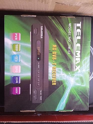 Смарт ТВ приставки: TELEMAX TM-02 HD DVB-T qəbuledici Xüsusiyyətlər: - HD DVB-T rəqəmsal — 1