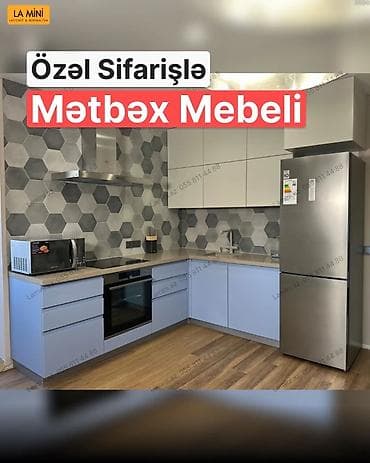 3d defter: Sifarişlə mətbəx dəsti, Özü çəkən petlələr, Mat laminat — 1