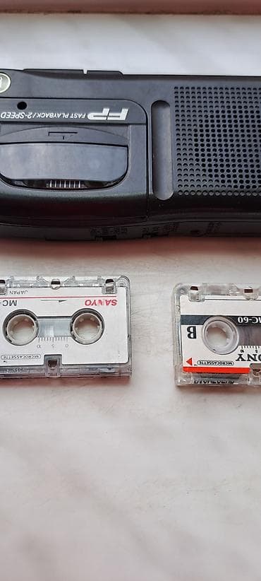 Видеоигры и приставки: Panasonic mikro-kaset diktofonu + 2 ədəd mikro-kaset - Marka/model — 4