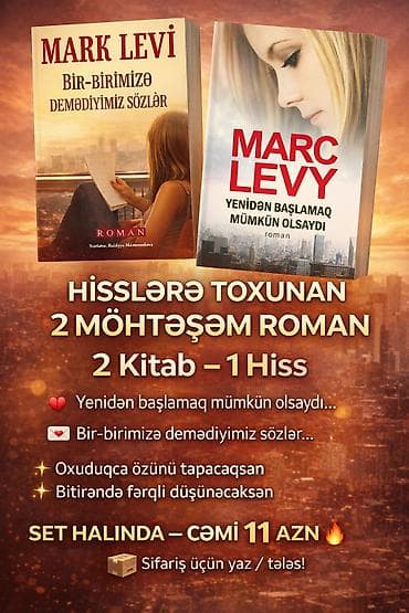 Mark Levi – 2 romanlıq set Daxildir: - “Yenidən başlamaq mümkün — 1