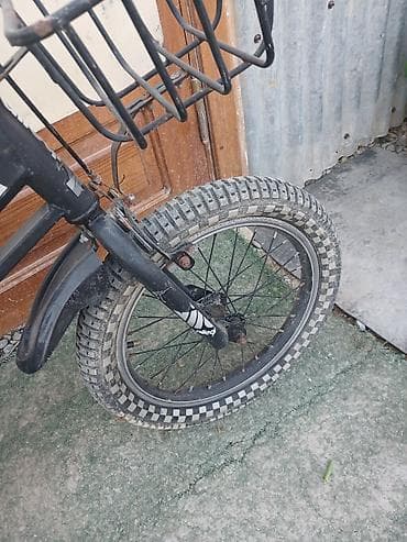 matorlu velospet: İşlənmiş İki təkərli Uşaq velosipedi 16", sürətlərin sayı: 1, Ödənişli çatdırılma — 6