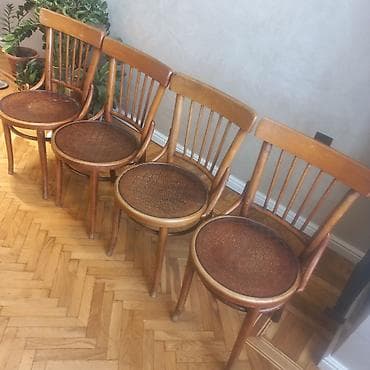 antik stul: Mətbəx üçün, Qatlanmayan, Stul — 2