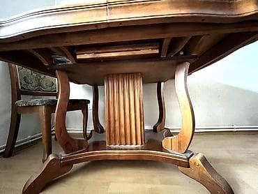 isdolar: Klassik masa, Açılan, Taxta, Dördbucaq masa — 5