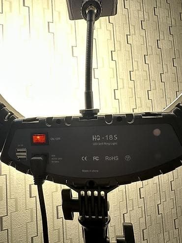 HQ-18S LED Soft Ring Light dəsti - 18" (təxmini 45 sm) halqa işıq - — 3