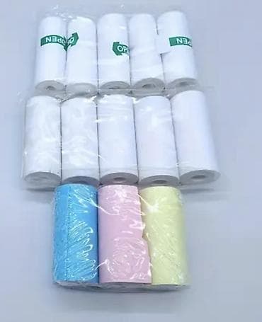 Masaüstü kompüterlər və iş stansiyaları: Çəhrayı rəng mini printer satılır. Üzərində 13 rulon da verilir. 3 — 6