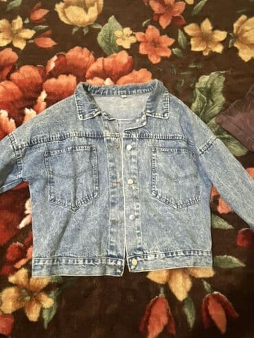 Футболки: Məhsul: Cins gödəkcə - Klassik açıq-mavi “acid wash” cins parça - — 2