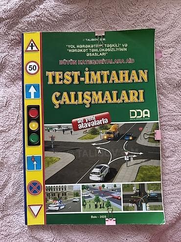 sürücülük kitabı 2021 pdf: Talıbov Test kitabı - Nəşr yeri və ili: Bakı, 2025 - Müəllif: Q — 1