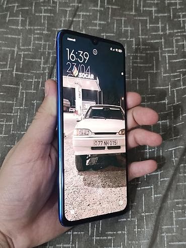 xiaomi mi box tv: Xiaomi Mi 9 Lite, 64 GB, rəng - Mavi, 
 Barmaq izi — 2